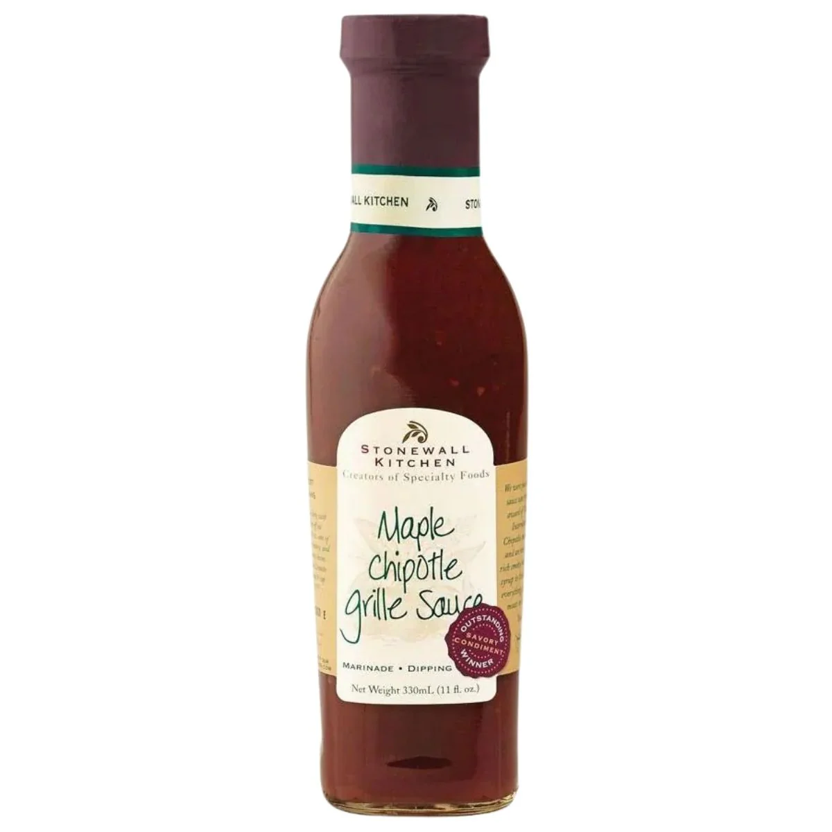 Stonewall Kitchen Maple Chipotle Grille Sauce, salsa barbacoa picante con jarabe de arce de 390g FCP 15/05/2023